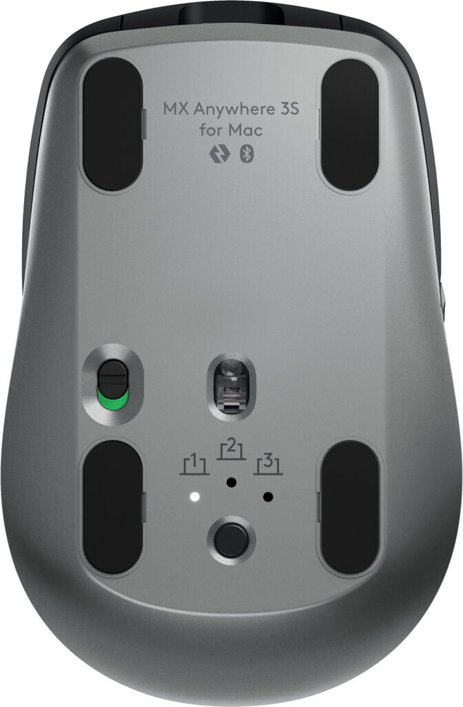 Rato Logitech MX Anywhere 3S for Mac 8000DPI Wireless/Bluetooth Cinzento image number 6