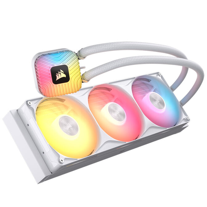 Water Cooler CPU Corsair NAUTILUS II RS ARGB 360mm Branco image number 2