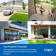 Kit C&acirc;mara de Seguran&ccedil;a + Painel Solar TP-Link Tapo TC80 2MP Solar-Powered Outdoor IP65 Security Wi-Fi image number null