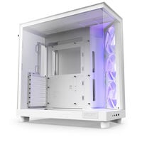 Caixa ATX NZXT H6 Flow RGB Branca Vidro Temperado