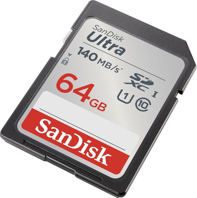 Cart&atilde;o SanDisk Ultra SHDC/SDXC UHS-I C10 U1 64GB image number 1