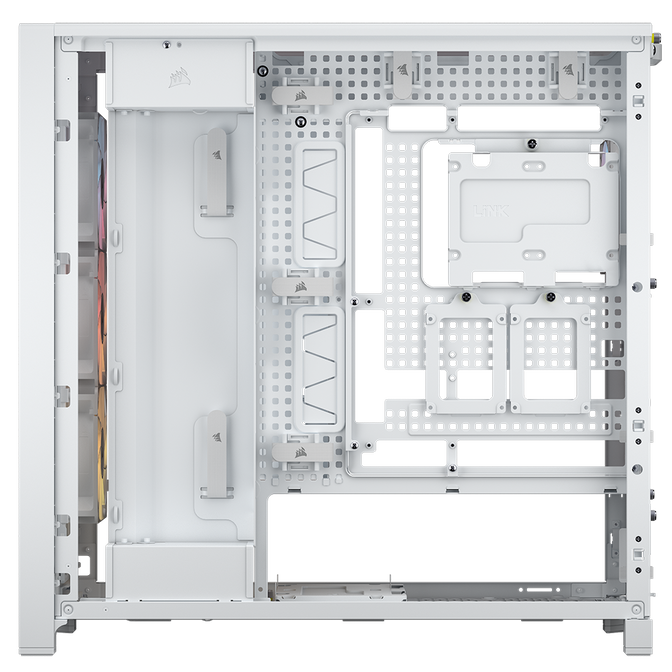 Caixa E-ATX Corsair Frame 5000D RS ARGB Airflow Branca Vidro Temperado image number 6