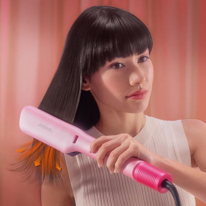 Alisador de Cabelo Cecotec Bamba RitualCare Air Lisse 600W Champagne image number 5