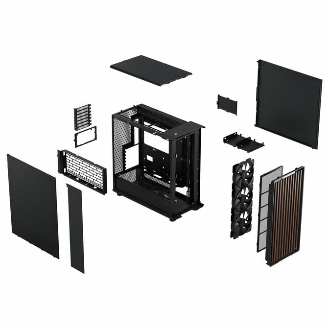 Caixa E-ATX Fractal Design North Xl Charcoal Black image number 19