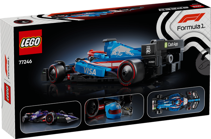 LEGO Speed Champions: Carro de Corrida Visa Cash App RB VCARB 01 F1, 248 Pe&ccedil;as (77246) image number 1