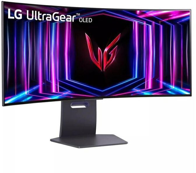 Monitor Gaming LG UltraGear 34" 34GS95QE OLED WQHD 240Hz 0.03ms FreeSync Premium Pro / G-Sync Compatible image number 1