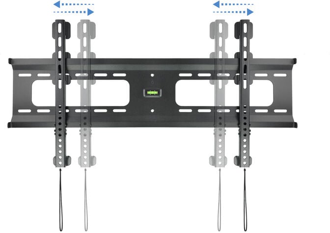 Suporte de Parede Tooq 37" a 70" Max. 40kg Preto image number 3