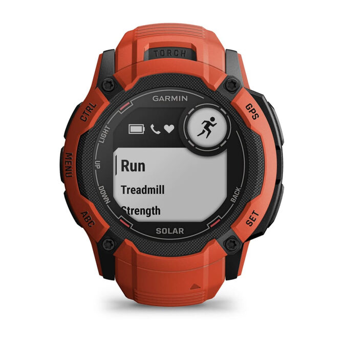Smartwatch Garmin Instinct 2X Solar 50mm Vermelho image number 6