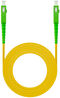 Cabo de Fibra &Oacute;ptica Nanocable SC/APC-SC/APC Monomodo Simplex LSZH 2 M Amarelo