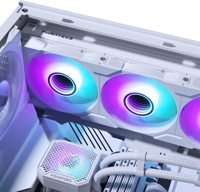 Water Cooler CPU AIO Phanteks Glacier One 360M25 Gen2 DRGB Branco image number 6