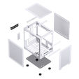 Caixa Micro-ATX Jonsbo C6 Branco image number null