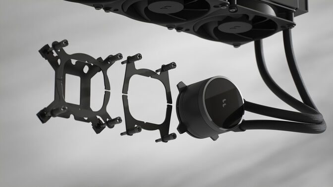 Water Cooler CPU Fractal Design Radius 240 Preto image number 9