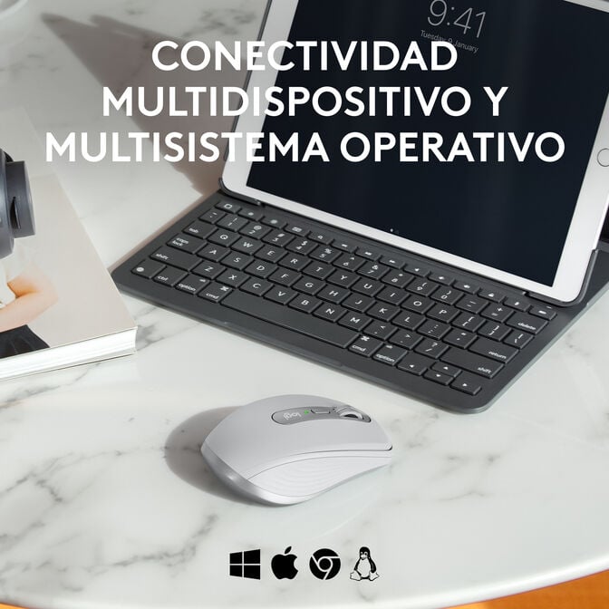Rato Logitech MX Anywhere 3S for Business 8000DPI Wireless/Bluetooth Cinzento Claro image number 15