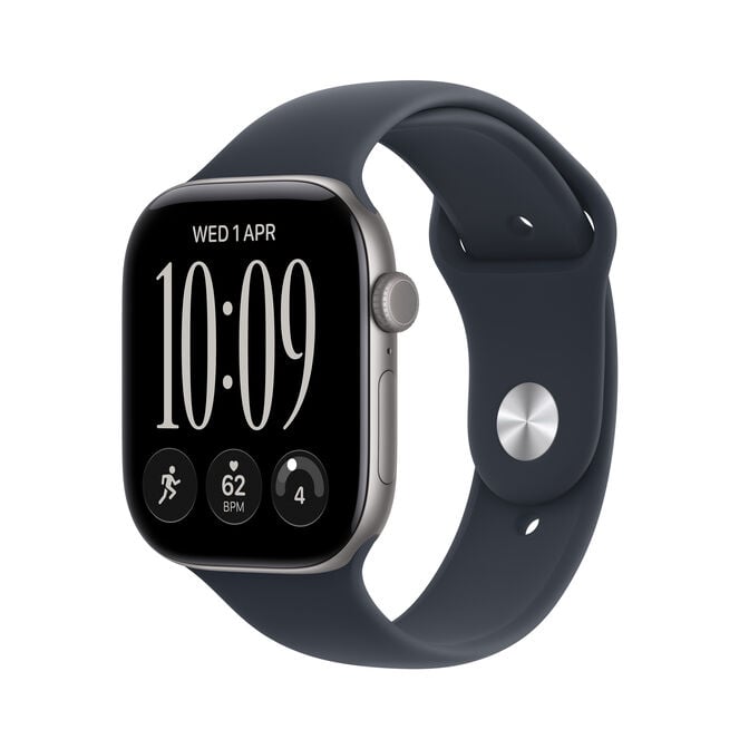 Smartwatch Apple Watch Series 12 GPS 42mm Space Grey Aluminium Case with Navy Blue Sport Band - S/M image number 0
