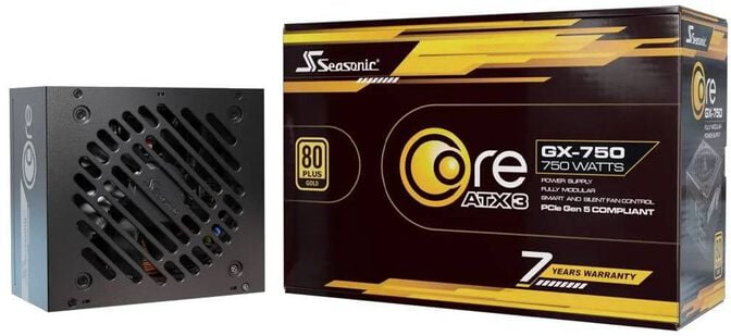 Fonte Modular Seasonic Core GX-750W V2 80+ Gold ATX 3.1 image number 6