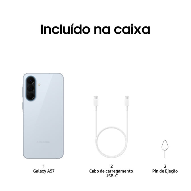 Smartphone Samsung Galaxy A57 5G 6.7" (8 / 256GB) 120Hz Azul Claro image number 7