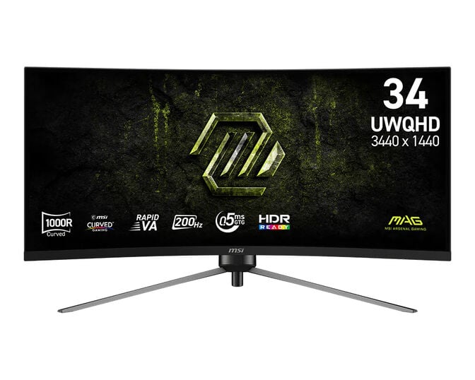 Monitor MSI 34" MAG 345CQR E20 VA UWQHD 21:9 Curvo 200Hz FreeSync Premium HDR (1ms) image number 0