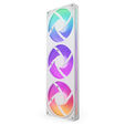 Ventoinha NZXT F360 RGB Core Single-Frame Brancas - Tripla Ventoinha 120mm ( 360mm ) image number null