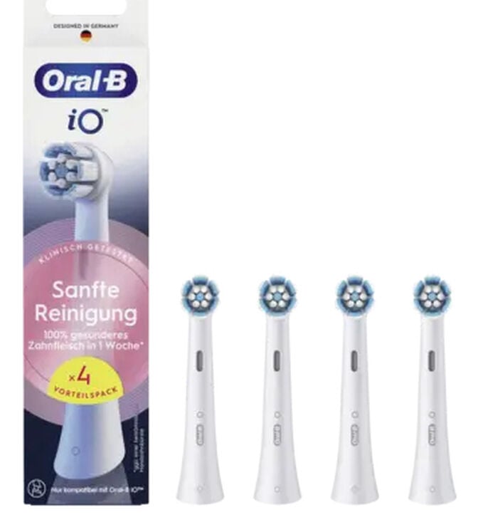 Recargas para Escova de Dentes El&eacute;trica Oral-B iO Sanfte Reinigung Pack 4 Unidades image number 1
