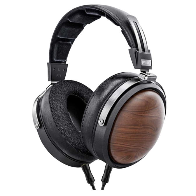 Headphones FiiO FT1 Hi-Fi Madeira de Nogueira Pretos image number 0