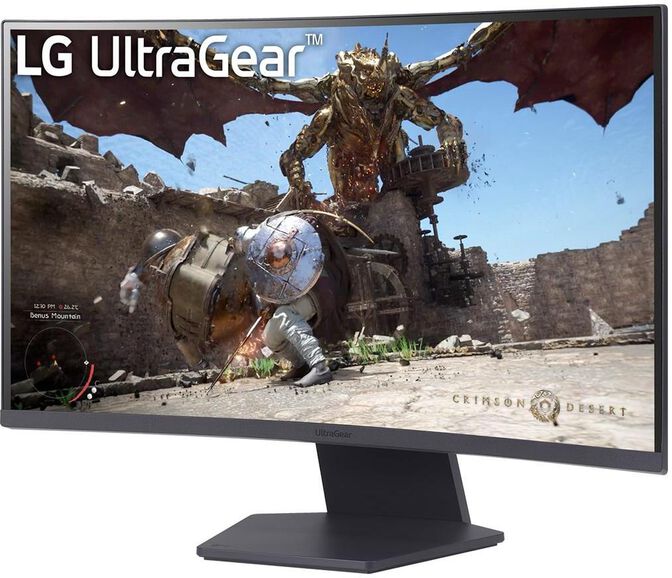 Monitor Curvo Gaming LG UltraGear 32" 32GS60QC VA WQHD 180Hz 1ms image number 1