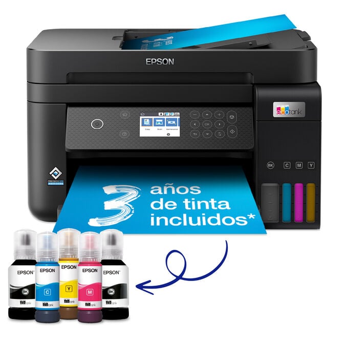 Impressora Multifun&ccedil;&otilde;es a Jato de Tinta Epson EcoTank ET-3850 Wi-Fi image number 25