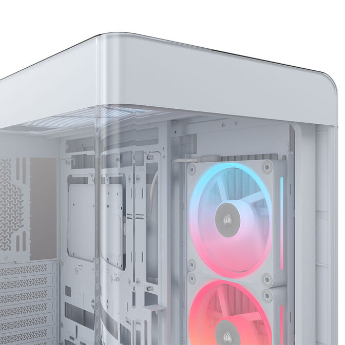 Caixa E-ATX Corsair 4500X LX-R RGB Branca Vidro Temperado image number 12