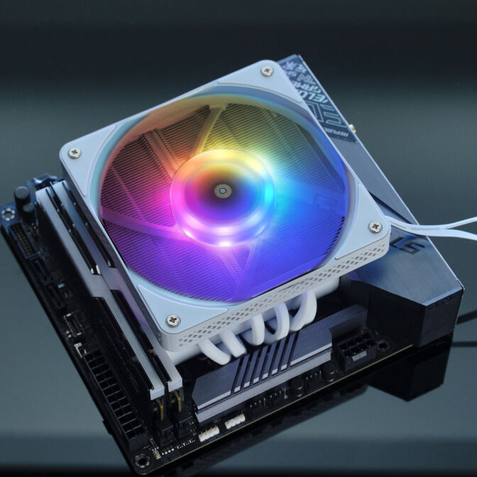 Cooler CPU Jonsbo HX6200D Branco - 120mm (LGA 1700) image number 2