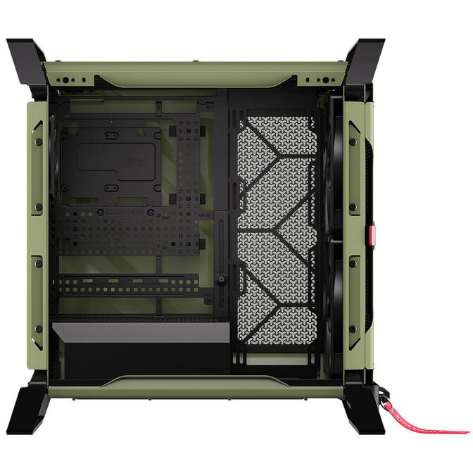 Caixa E-ATX Corsair WARTHOG RS Perfomance Verde Militar Vidro Temperado image number 5