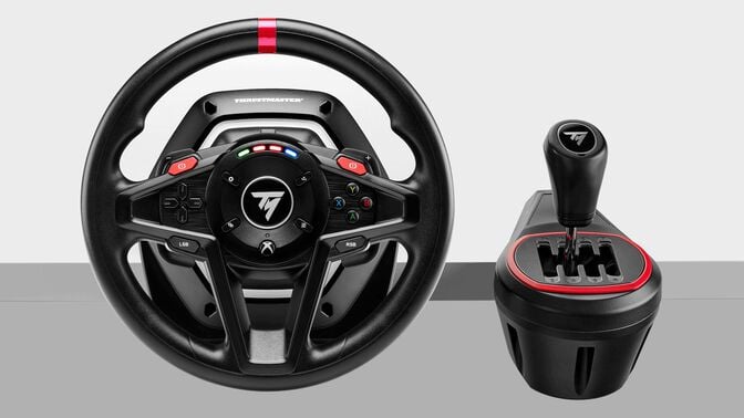 Conjunto Thrustmaster T128 Shifter Pack ( Volante + Pedais + Shifter ) PC / XBOX image number 3