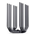 Cooler CPU Jonsbo CC90 Dual Tower com Display Preto - 2x 130mm image number null