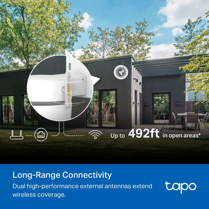 C&acirc;mara de Seguran&ccedil;a TP-Link TC43 Outdoor Pan/Tilt AI 3K Security Wi-Fi image number 9