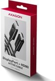 Adaptador Mini AXAGON RVD-HI20C2 DisplayPort para HDMI, 4K/60Hz 1,8m image number null