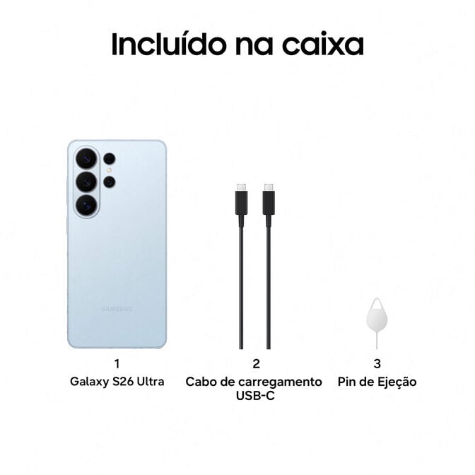 Smartphone Samsung Galaxy S26 Ultra 6.9" (16 / 1TB) 120Hz Azul Claro image number 6