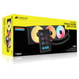 Water Cooler CPU Corsair iCUE LINK TITAN II 360 Ultra LX RGB LCD 360mm Preto image number null