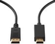 Cabo Conversor Ewent DisplayPort 1.2 > HDMI 1.2 Macho/Macho 1 M Preto image number null