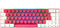 Teclado Mec&acirc;nico GAMIAC TKL RGB69G SF Kailh Red Branco/Rosa (ES)