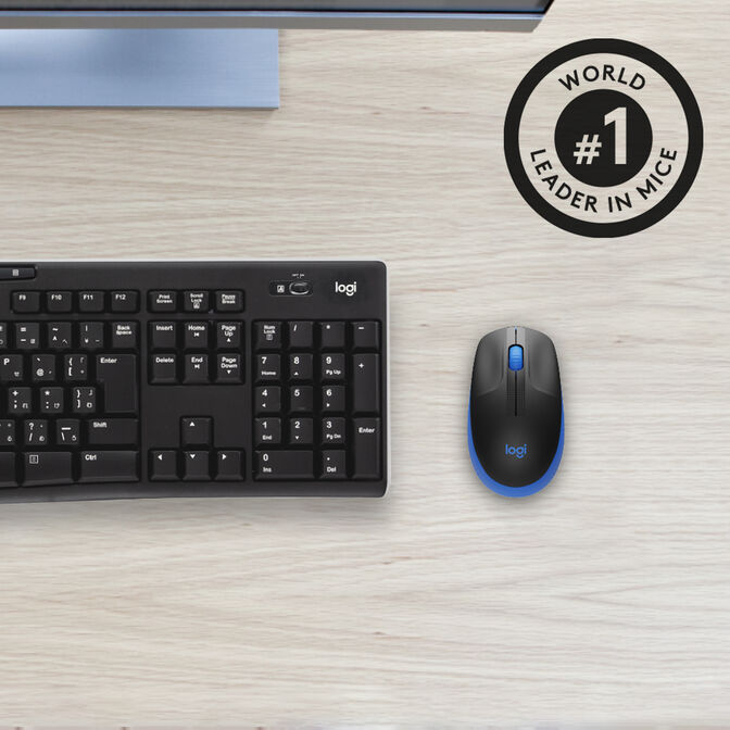 Rato Logitech M190 1000DPI Wireless Azul image number 4