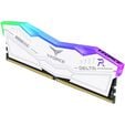 Team Group Kit 64GB (2 x 32GB) DDR5 6000MHz Delta RGB Branco CL30 image number null