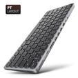 Teclado c/ HUB AXAGON HMC-KB keyboard USB-C 5Gbps, microSD/SD, 3x USB-A, HDMI 4K/60Hz, PD 100W, Audio, PT layout image number null