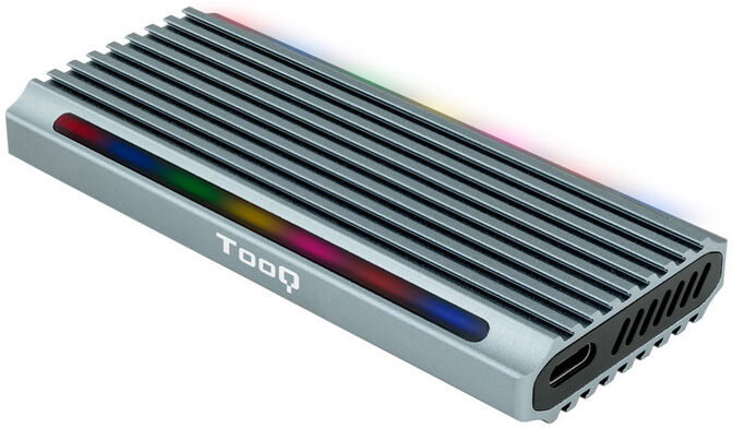 Caixa SSD Tooq M.2 NGFF/NVMe SSD USB 3.1 Gen 2 USB-A RGB image number 0
