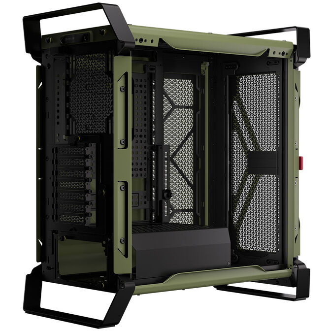 Caixa E-ATX Corsair WARTHOG Perfomance Verde Militar Vidro Temperado image number 2