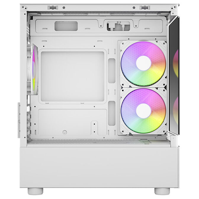 Caixa Micro-ATX Aerocool Viewport Mini Vidro Temperado Branco image number 1
