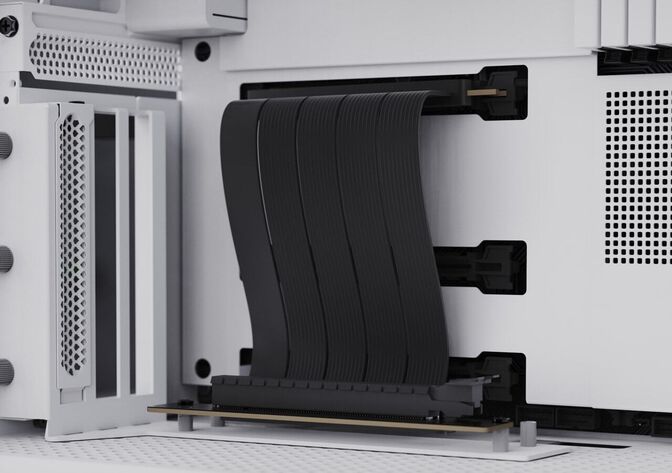 Suporte Vertical GPU (Kit 2) para APNX V1 Branco image number 1