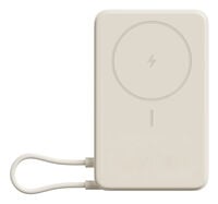 Power Bank Magn&eacute;tica Xiaomi 10000 33W Bege com Suporte Integrado