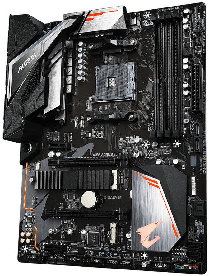 Motherboard Gigabyte B450 Aorus Elite V2 image number 3