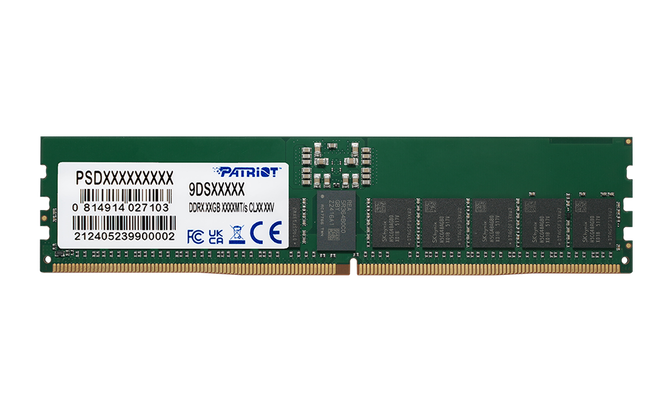 Patriot 64GB (1X64GB) DDR5 RDIMM 5600MHz CL46 image number 0