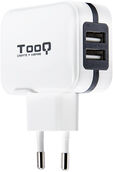 Carregador Tooq 2x USB 5V 3.4A com Controlo AI Branco image number null