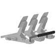 Suporte Traseiro Pedais MOZA Racing SR-P2 image number null