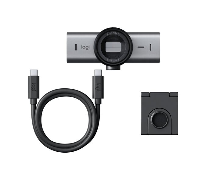 Webcam Logitech MX Brio 4K Ultra HD USB-C Grafite image number 1